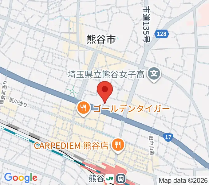 ヘブンズロック熊谷VJ-1の地図