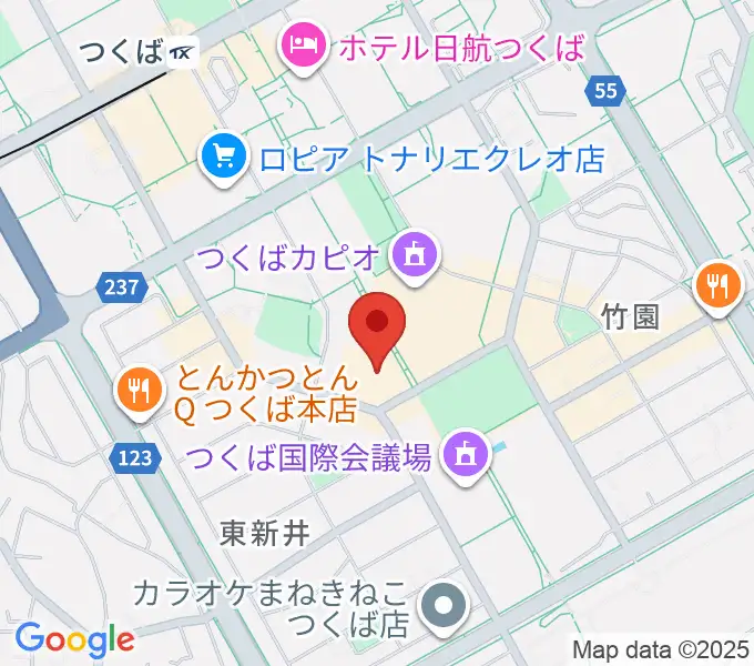 つくばパークダイナーの地図