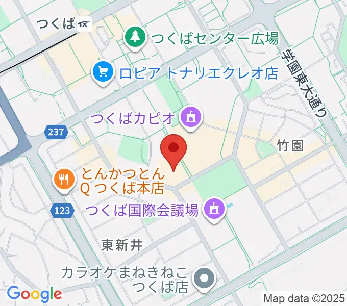 つくばパークダイナーの地図