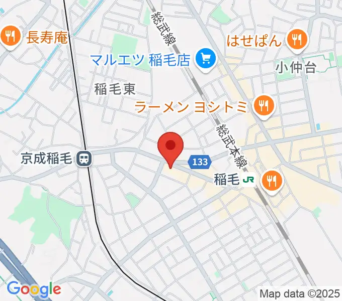 稲毛K'S DREAMの地図