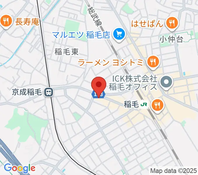 稲毛K'S DREAMの地図
