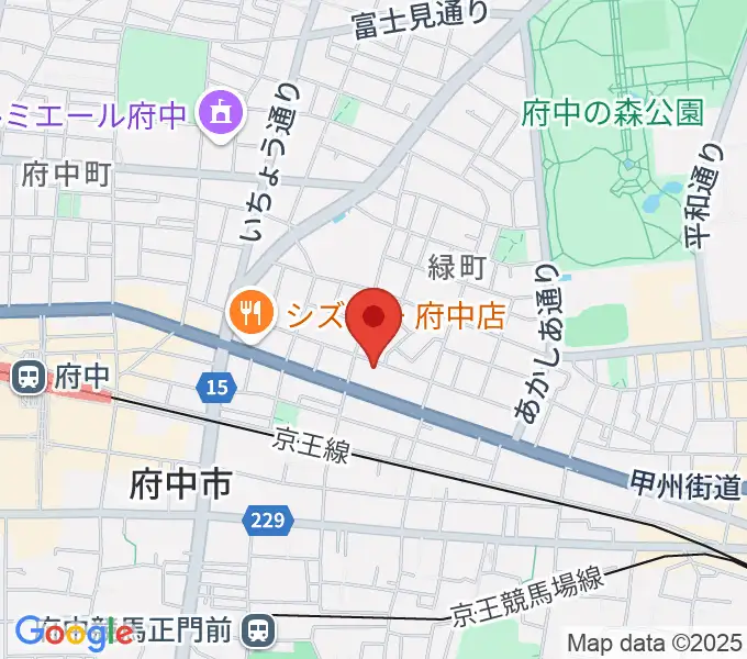 府中Flightの地図