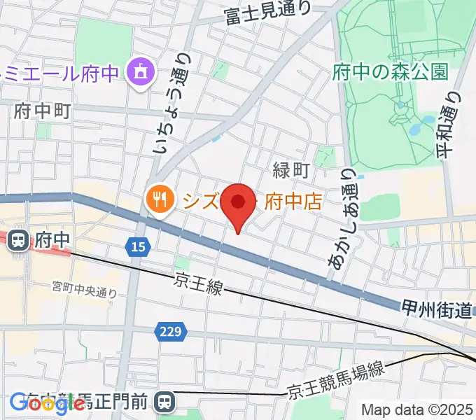 府中Flightの地図