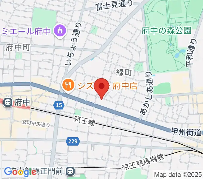 府中Flightの地図