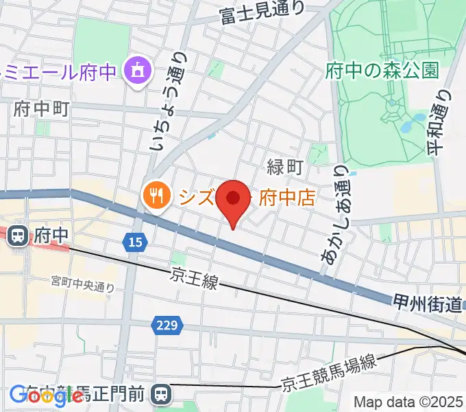 府中Flightの地図