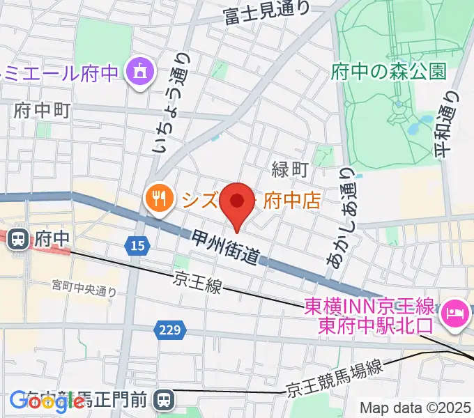 府中Flightの地図