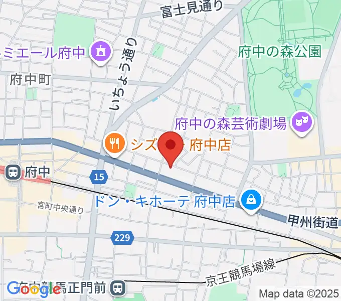 府中Flightの地図