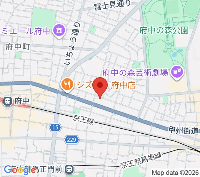 府中Flightの地図