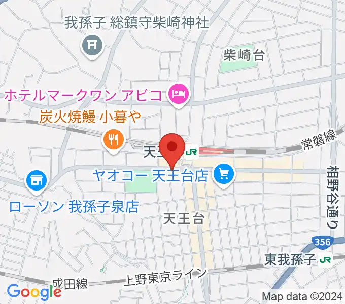 オールディスプレイ・ハコの地図