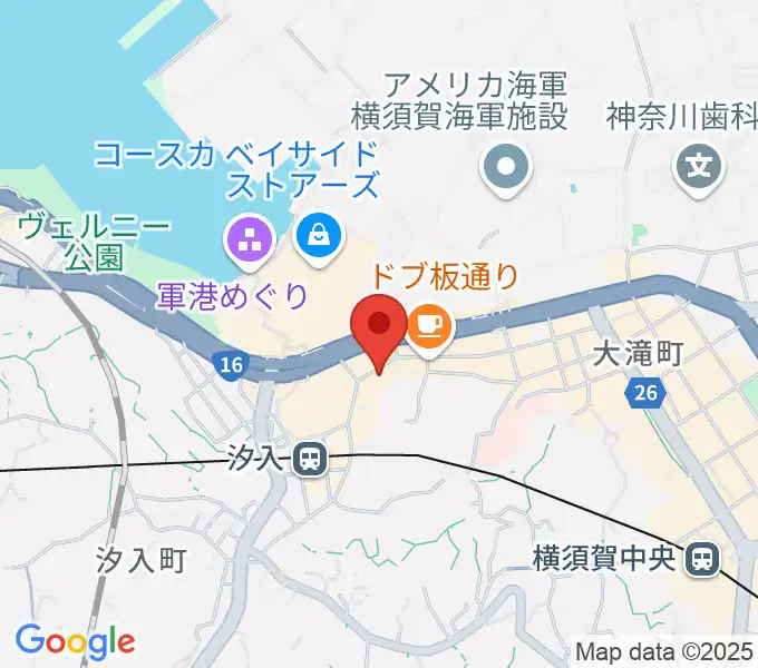 横須賀かぼちゃ屋の地図