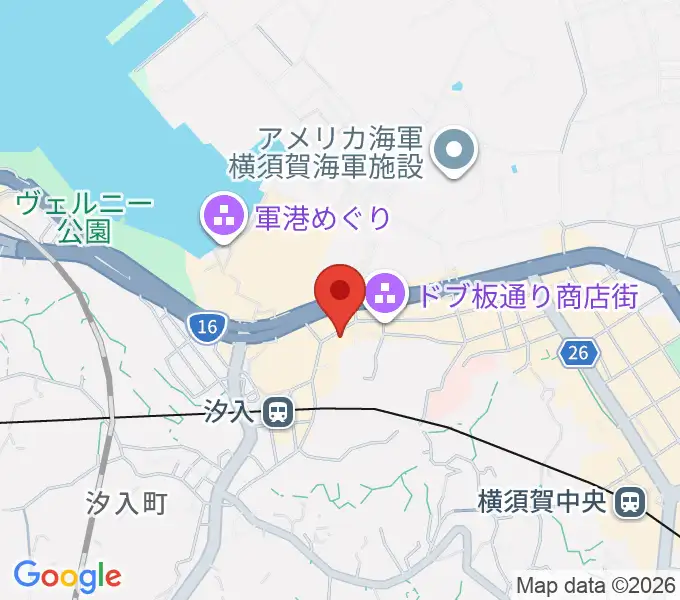 横須賀かぼちゃ屋の地図