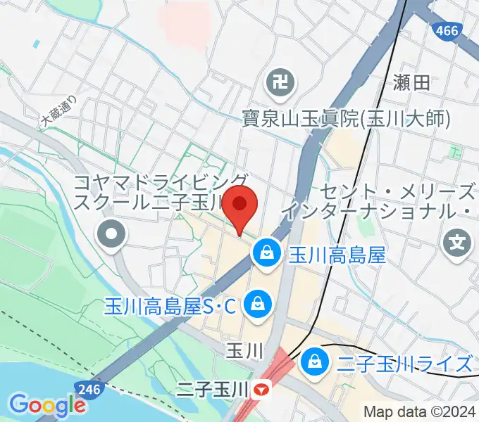 二子玉川GEMINI Theaterの地図