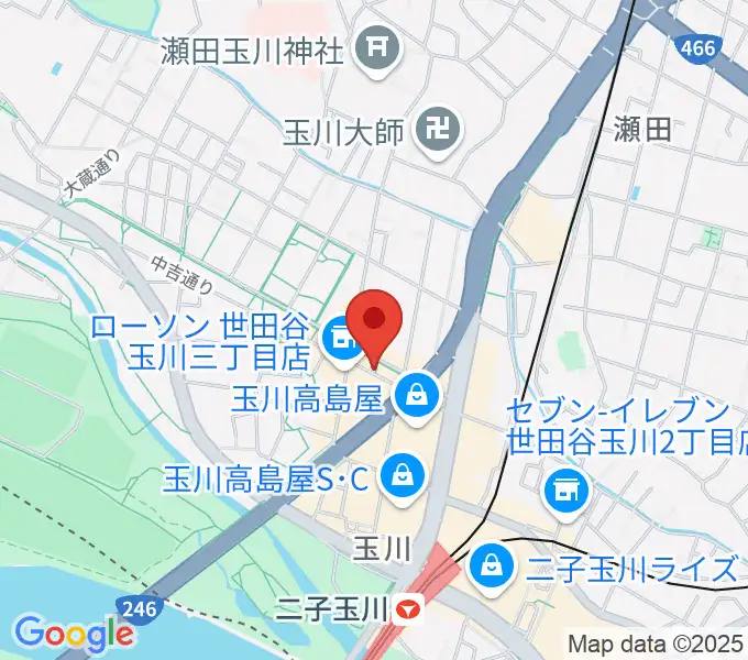 二子玉川GEMINI Theaterの地図