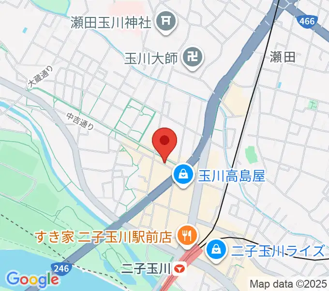 二子玉川GEMINI Theaterの地図