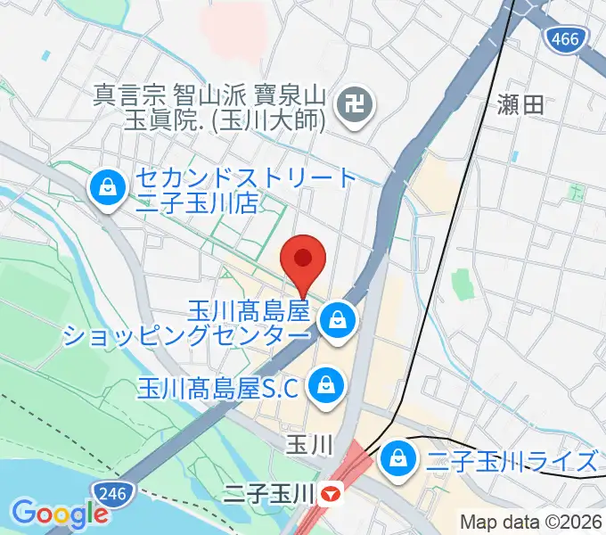二子玉川GEMINI Theaterの地図