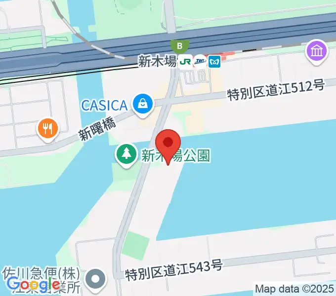 USENスタジオコーストの地図