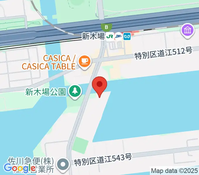 USENスタジオコーストの地図