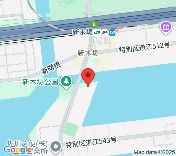 USENスタジオコーストの地図