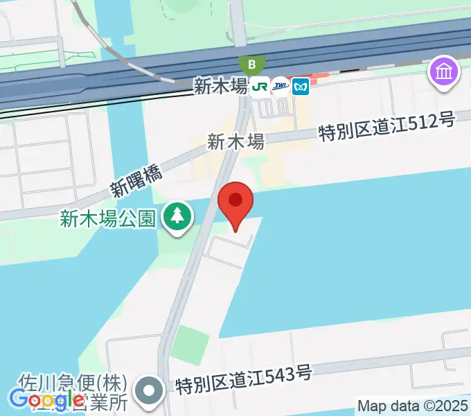 USENスタジオコーストの地図