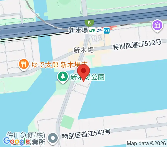 USENスタジオコーストの地図