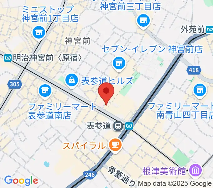 表参道GROUNDの地図