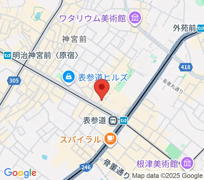 表参道GROUNDの地図