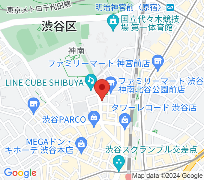 渋谷UNDERBARの場所