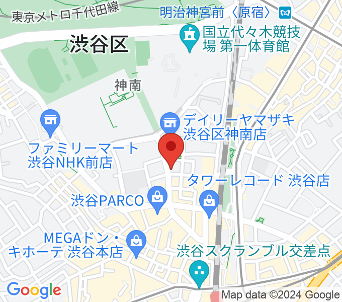 渋谷UNDERBARの場所