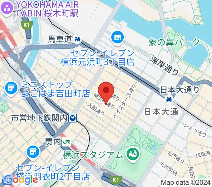 BarBarBar音楽院の地図