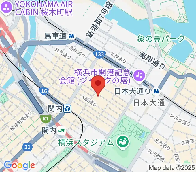 BarBarBar音楽院の地図