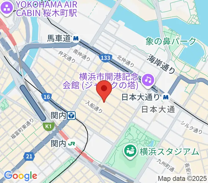 BarBarBar音楽院の地図