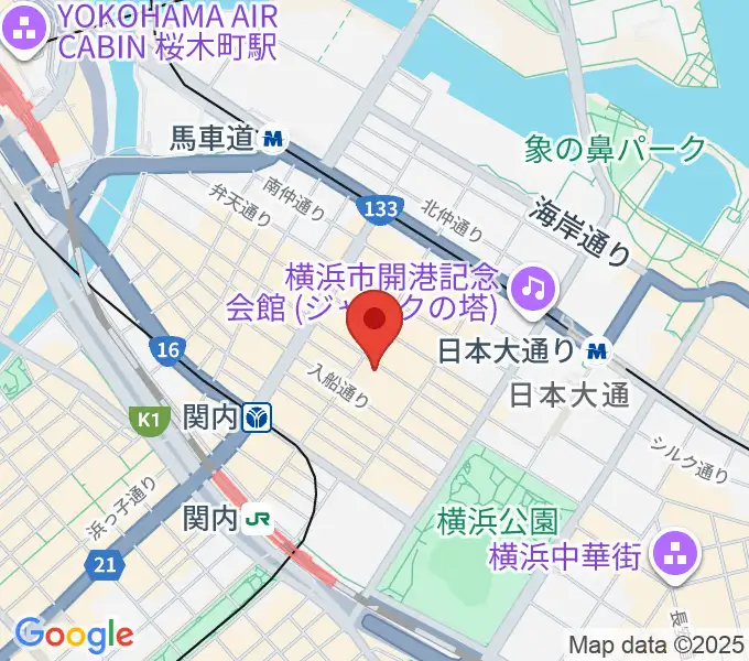 BarBarBar音楽院の地図