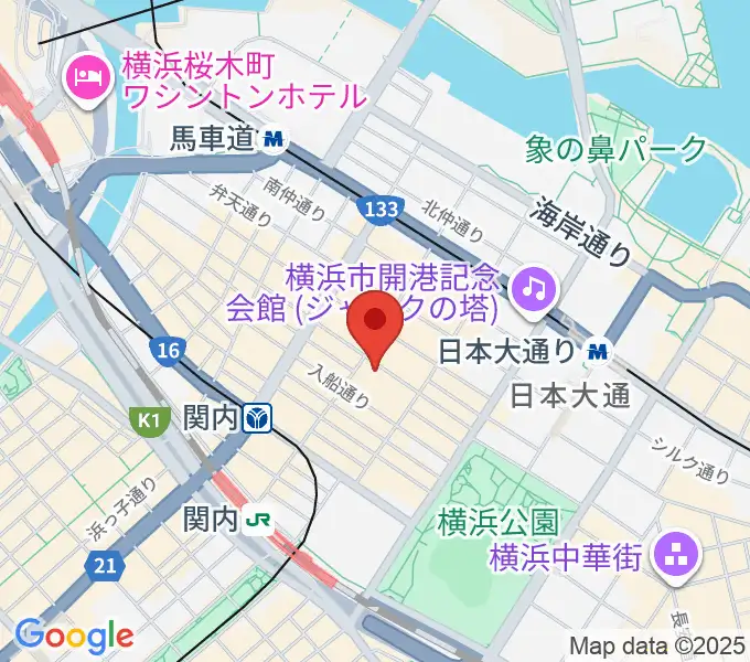 BarBarBar音楽院の地図