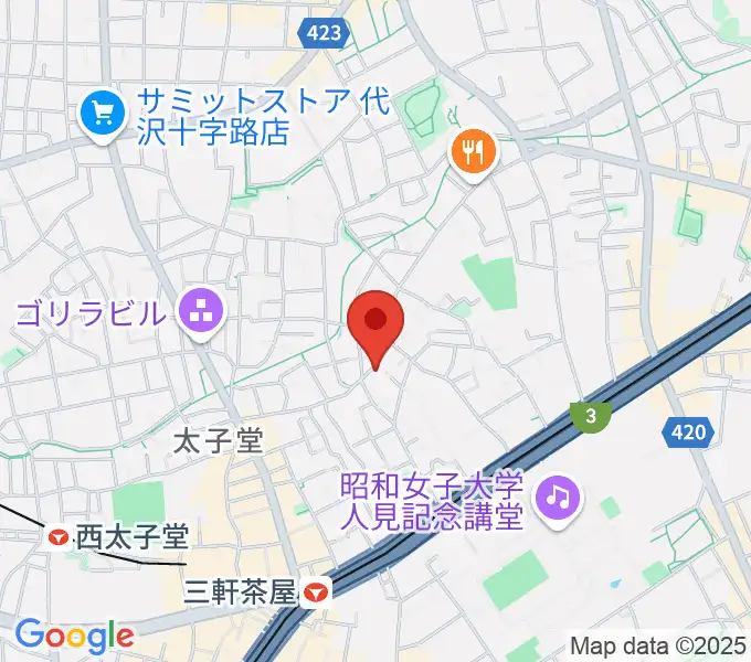 三軒茶屋グレープフルーツムーンの地図