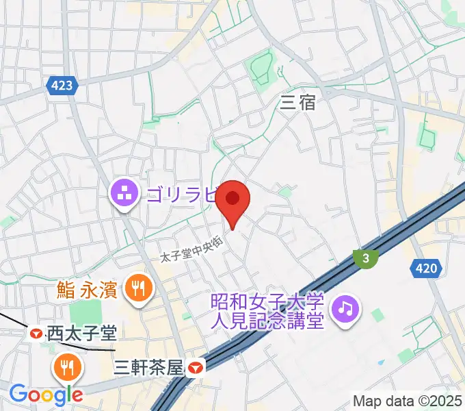 三軒茶屋グレープフルーツムーンの地図