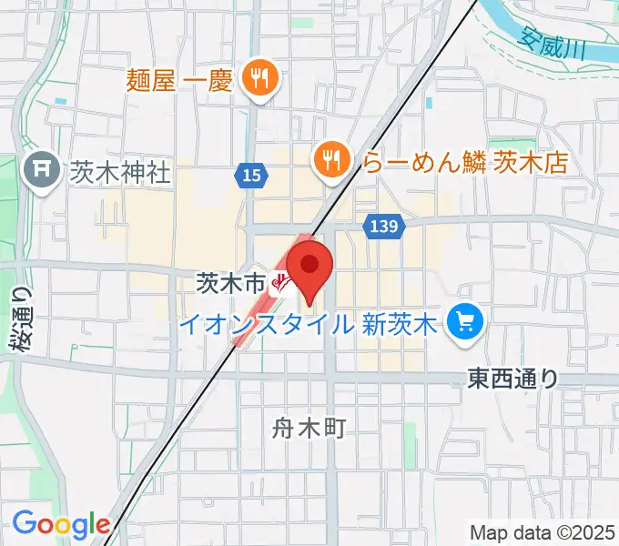 D-studioの地図