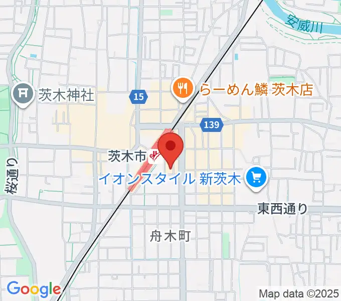 D-studioの地図