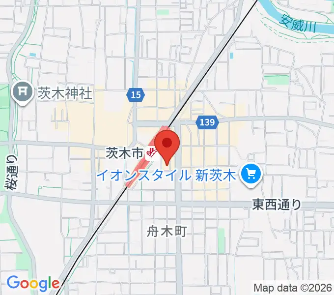 D-studioの地図