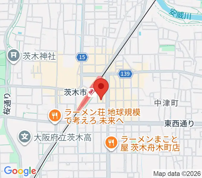 D-studioの地図