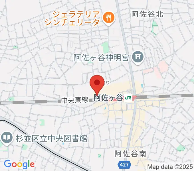 阿佐ヶ谷JAMBJAMBの地図
