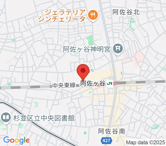 阿佐ヶ谷JAMBJAMBの地図