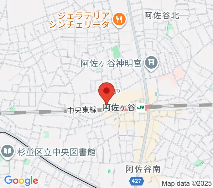 阿佐ヶ谷JAMBJAMBの地図