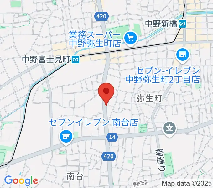 中野plan-Bの地図
