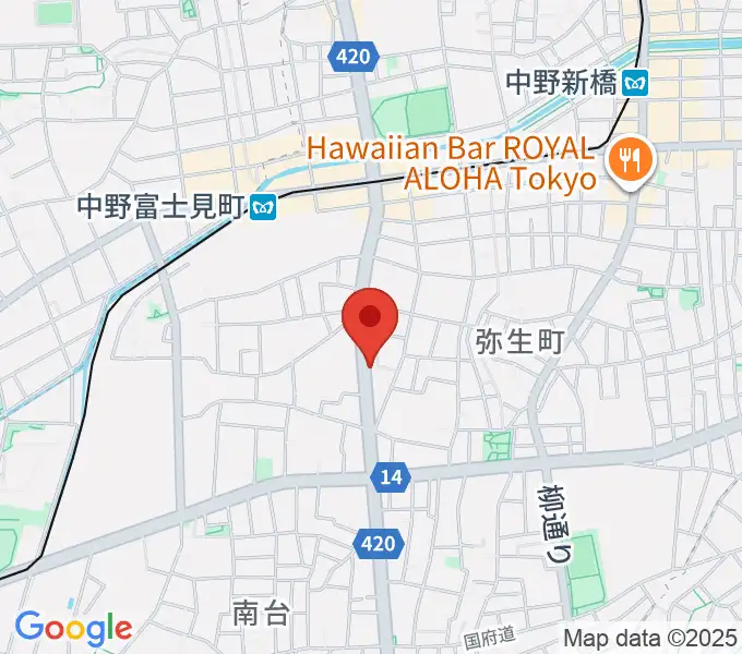 中野plan-Bの地図