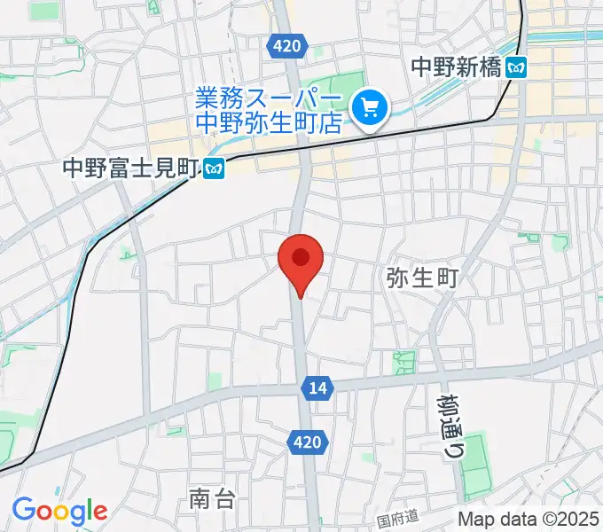 中野plan-Bの地図