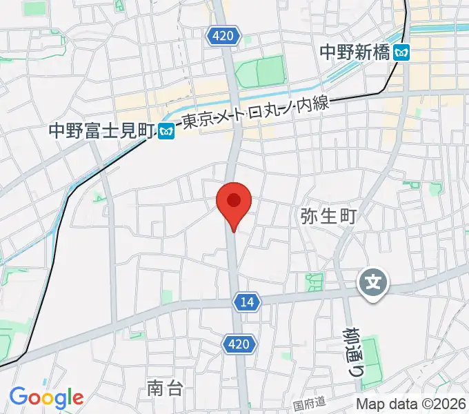 中野plan-Bの地図