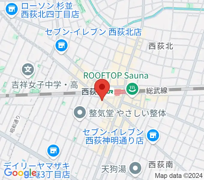 西荻窪クラップ・クラップの地図