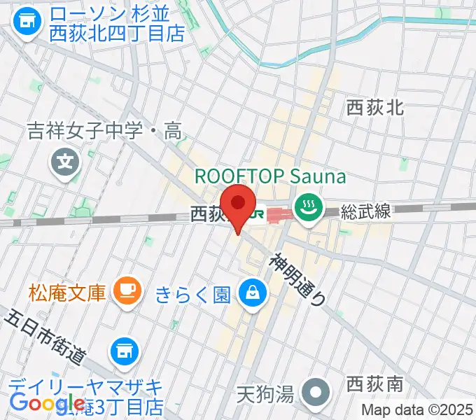 西荻窪クラップ・クラップの地図