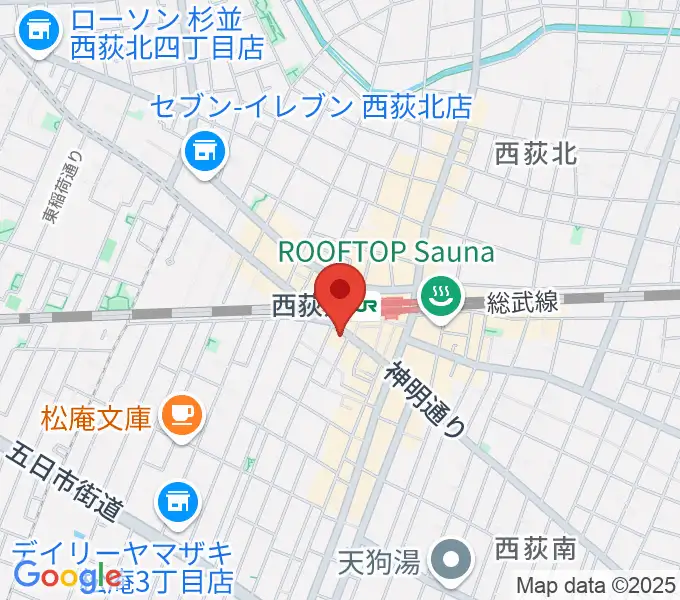 西荻窪クラップ・クラップの地図