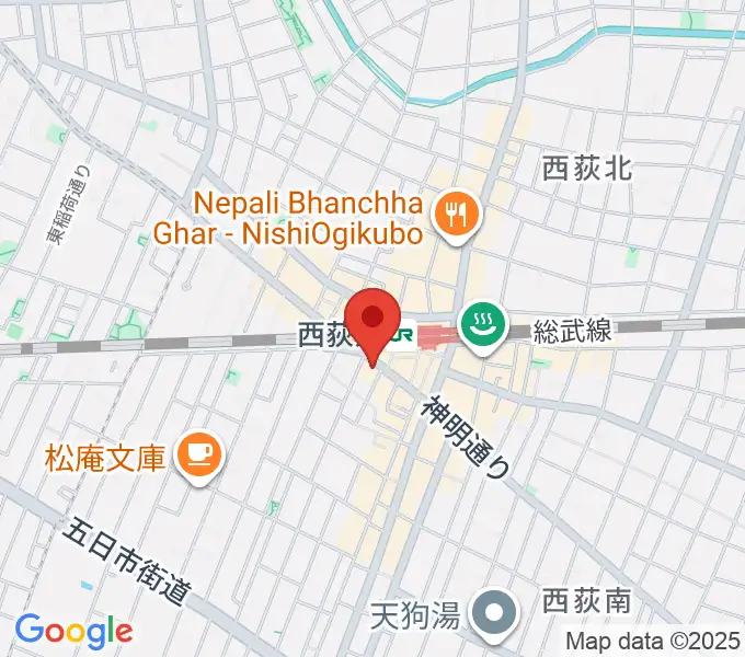 西荻窪クラップ・クラップの地図